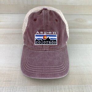 Aspen Colorado Distressed Mesh Hat